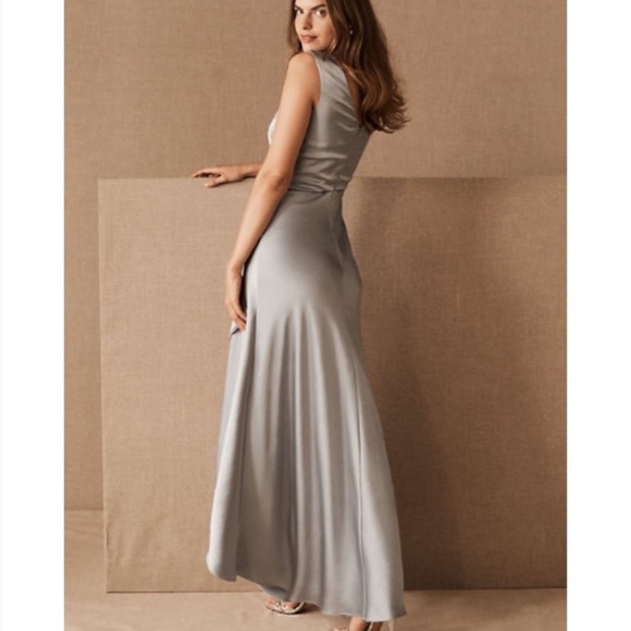 BHLDN Espen Satin Maxi Dress Size 12 - re-poshing - Picture 2 of 5